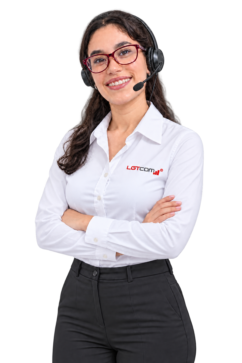 Asesora de atención al cliente de LGTCOM